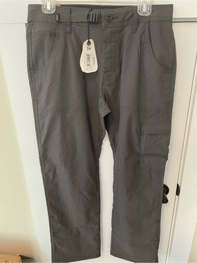 Prana Men's Cargo Pants - Charcoal Gray 30”x30” NEW with tags